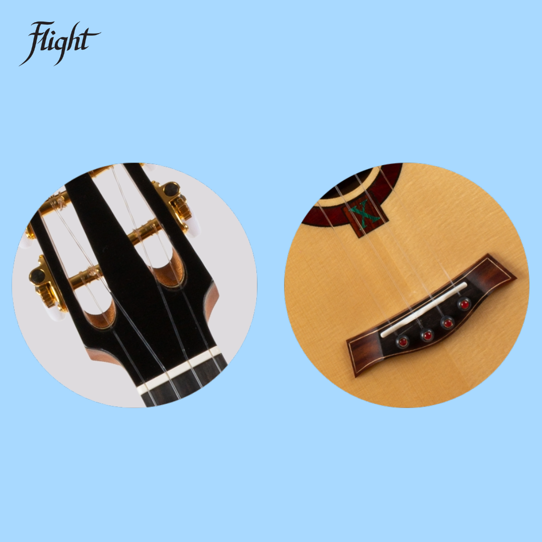 Flight A10SC Cocobolo Dragon 10th Anniversary Tenor Ukulele with Padded Gig Bag
