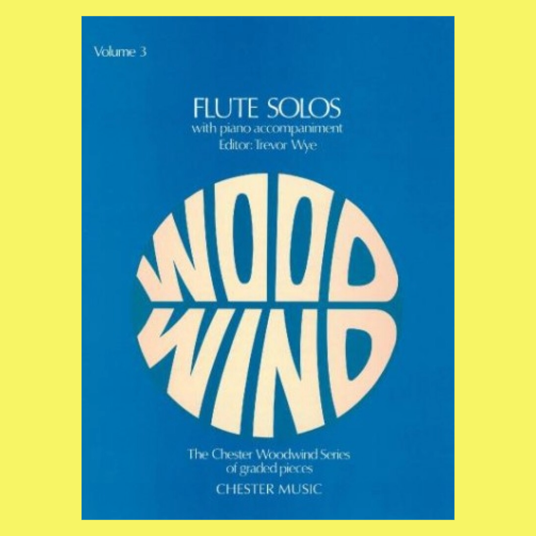 Trevor Wye - Flute Solos Volume 3 Book