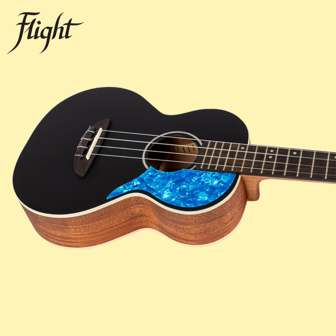 Flight IRISBK Tenor Ukulele with Deluxe Padded Gig Bag