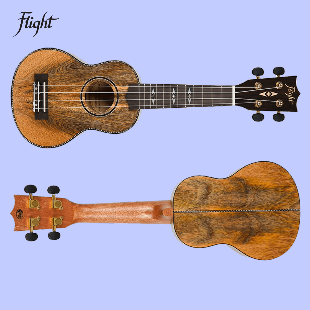 Flight DUS450 Mango Soprano Ukulele with Padded Gig Bag