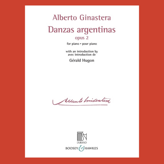 Alberto Ginastera - Danzas Argentinas Op 2 For Piano Book
