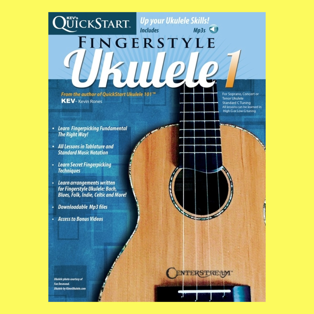 Kevs Quickstart - Fingerstyle Ukulele Book/Cd