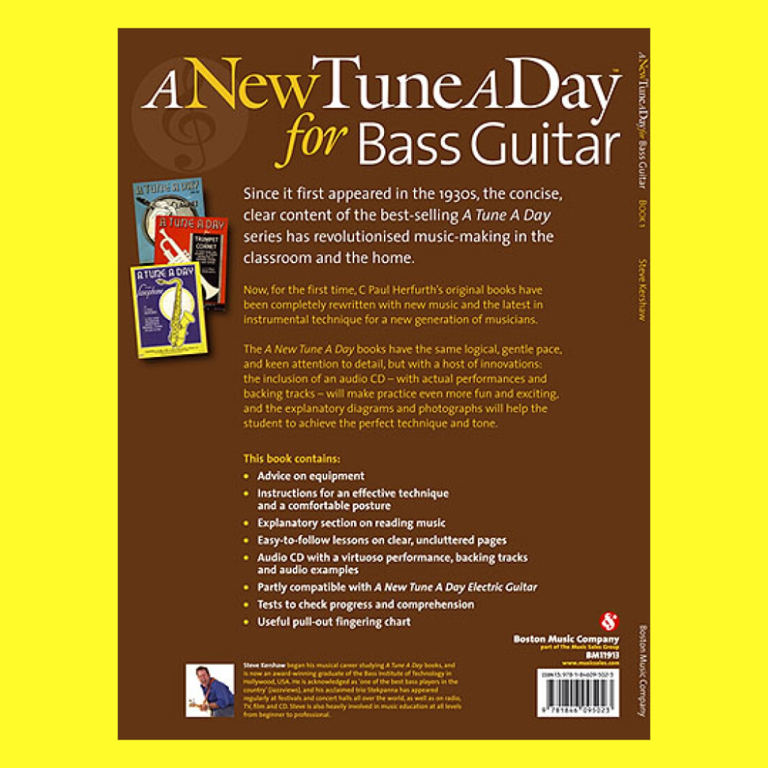 A New Tune A Day - Bass Guitar Book 1 (Book/Cd)