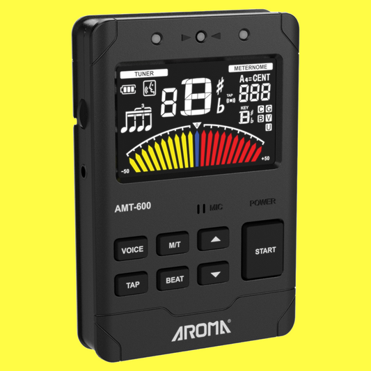 Aroma AMT600 Rechargeable Chromatic Tuner / Metronome