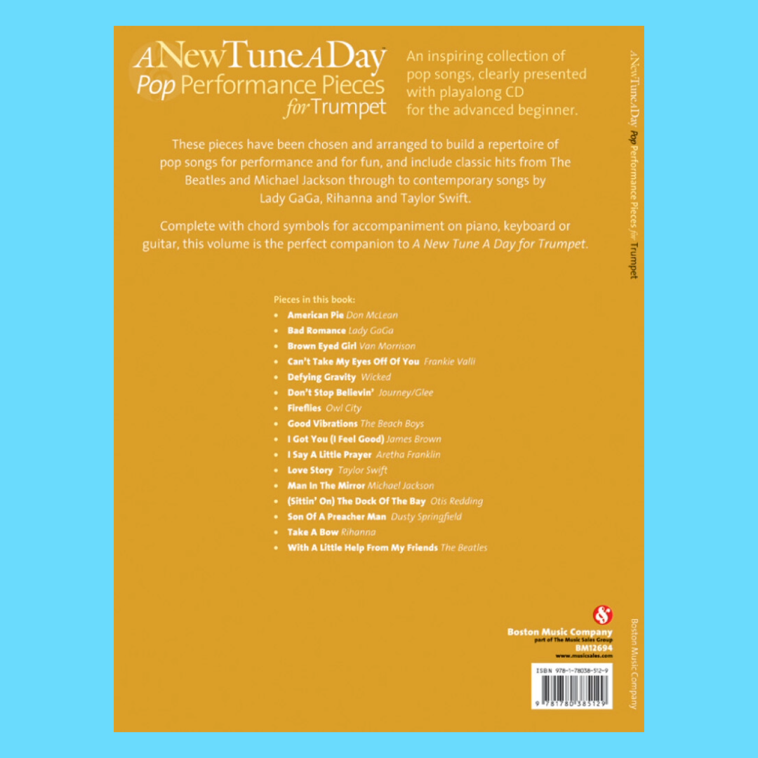 A New Tune A Day- Pop Performance Pieces For Trumpet Book/Cd