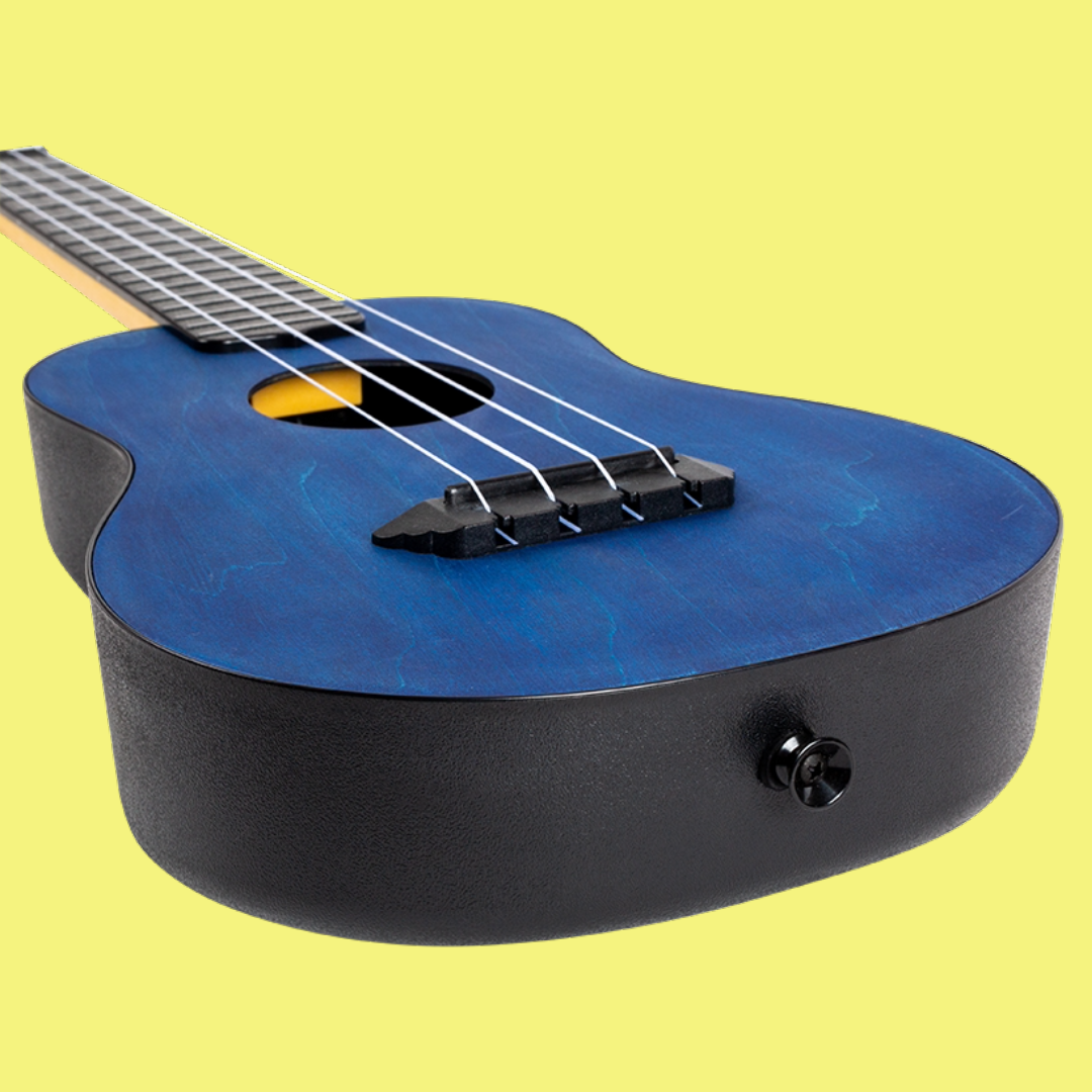 Flight TUC-35 Blue Travel Concert Ukulele with Gig Bag