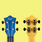 Flight TUC-35 Blue Travel Concert Ukulele with Gig Bag