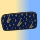 Saxophone and Treble Clef Music Bag/Pencil Case (Blue)