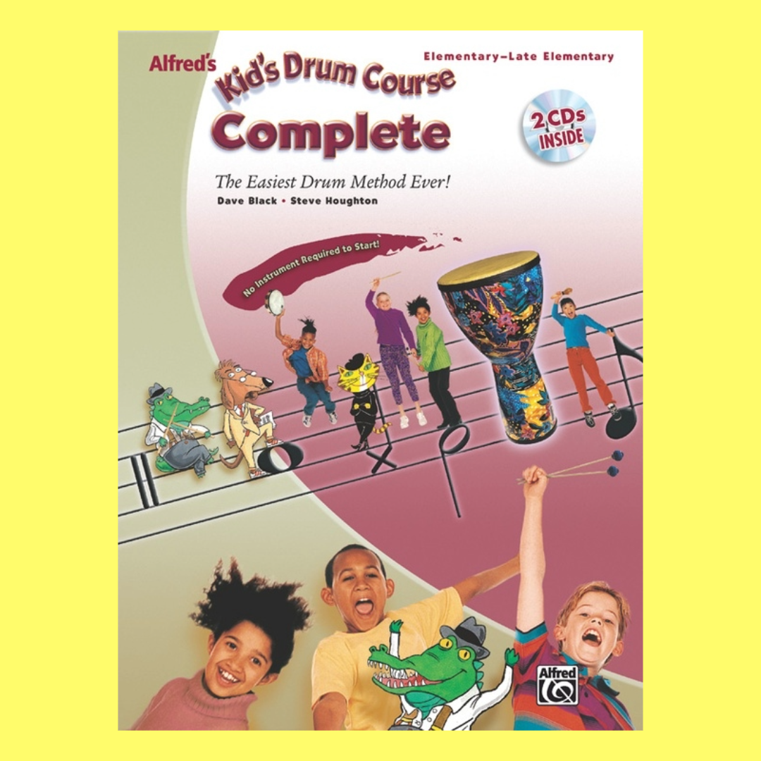 Alfred's Kid's Complete Drum Course - Book/2Cds