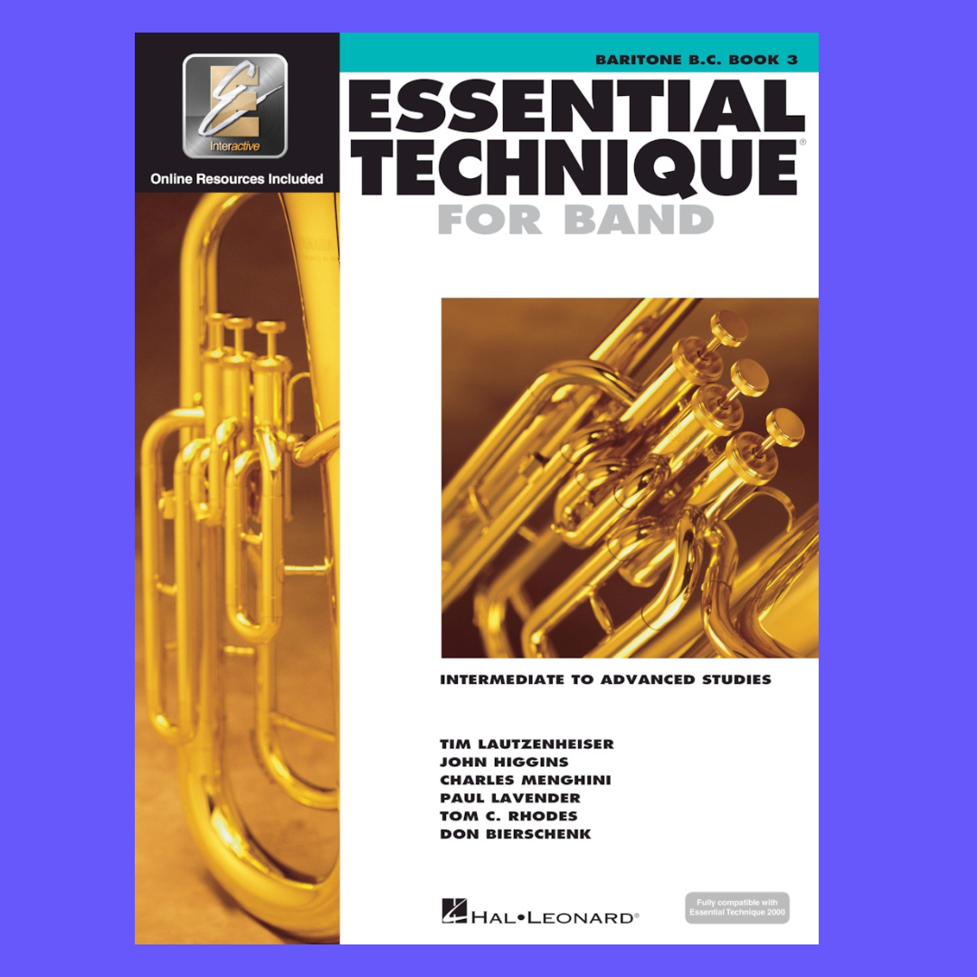 Essential Technique For Band - Book 3 Baritone B.C (Book/ EEi Media)