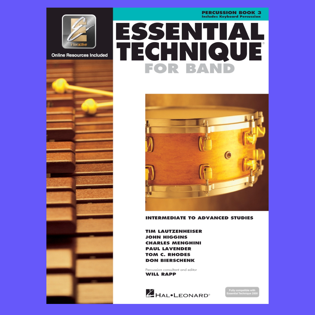 Essential Technique For Band - Book 3 Percussion (Book/ EEi Media)