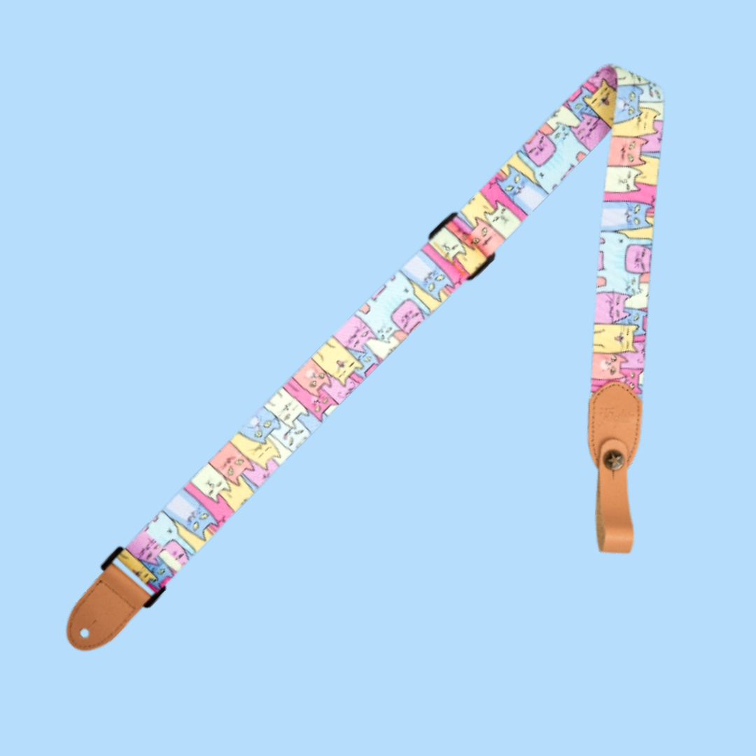 Flight S35 Kitty - Polyester Ukulele Strap