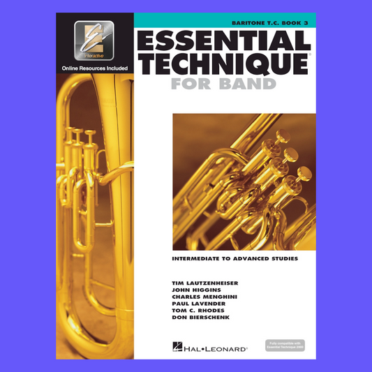 Essential Technique For Band - Book 3 Baritone T.C. (Book/ EEi Media)