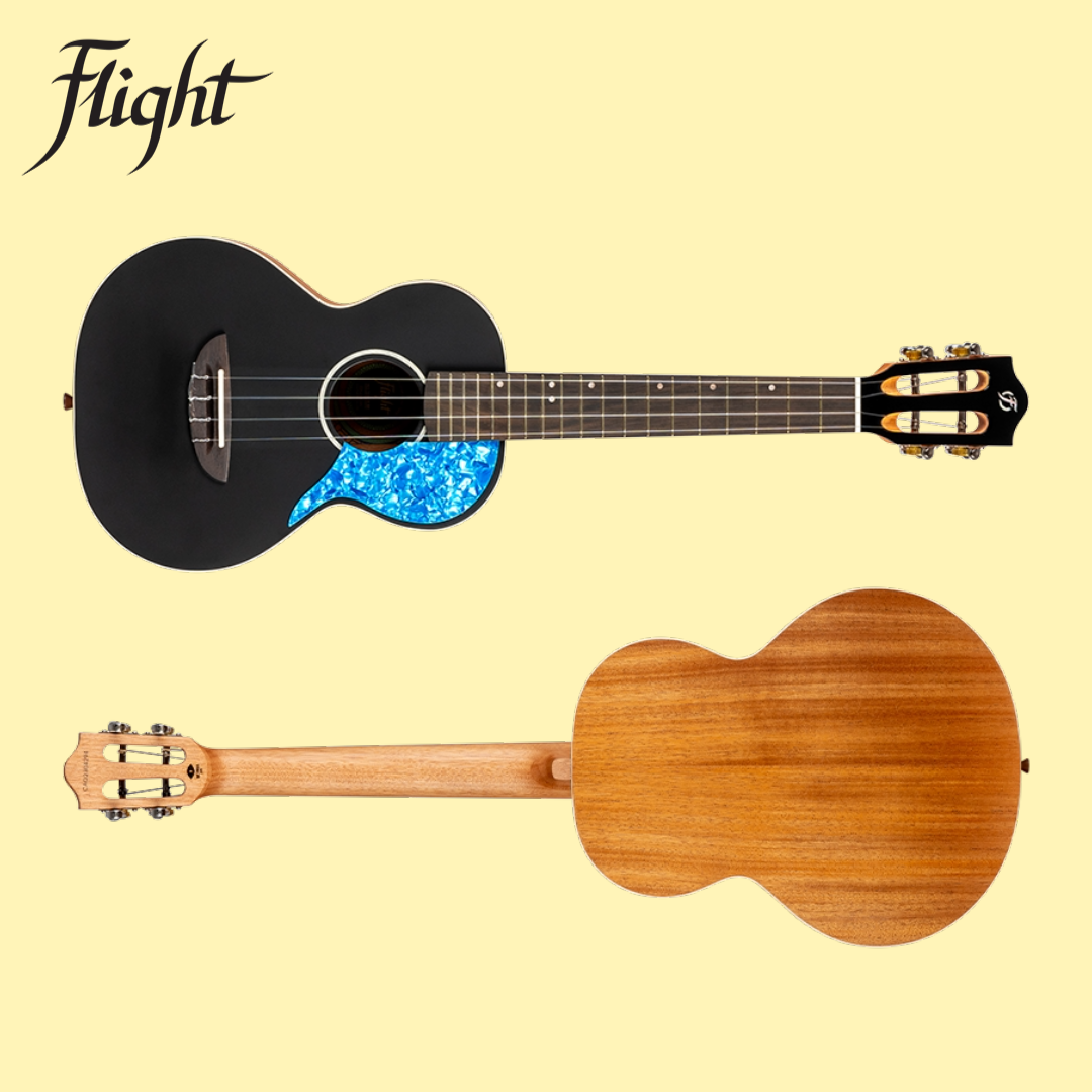 Flight IRISBK Tenor Ukulele with Deluxe Padded Gig Bag