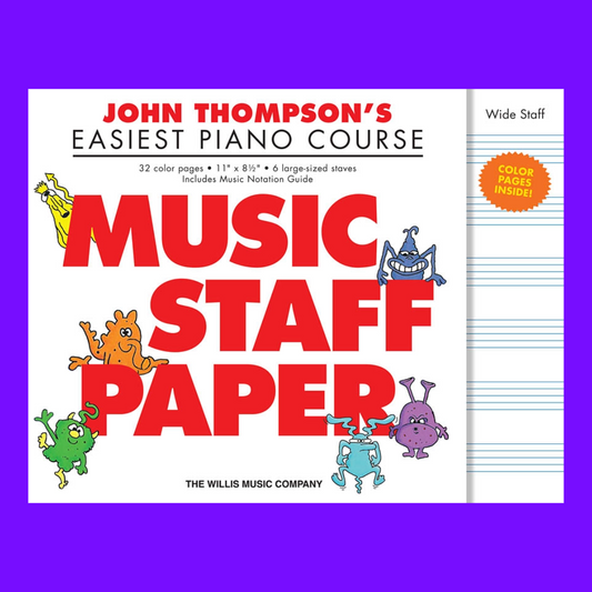 John Thompson's Easiest Piano Course - Manuscript Book