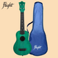 Flight TUS35 ABS Travel Soprano Green Ukulele with Gig Bag (Pre-Order For Christmas)