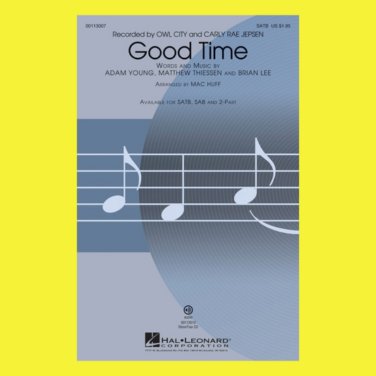 Good Time - Soprano/Alto/Tenor Bass Voicing Sheet Music