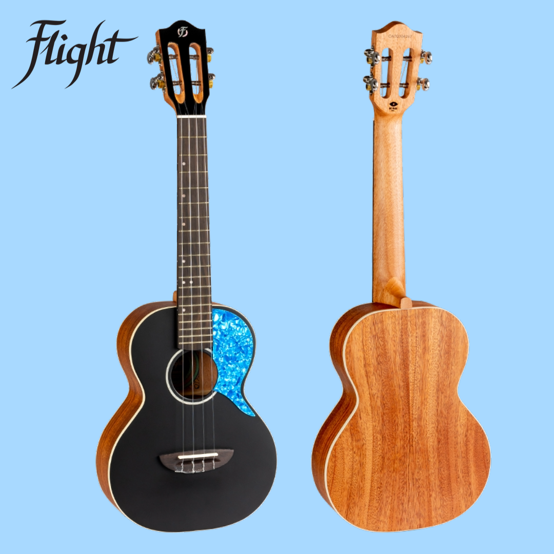 Flight IRISBK Baritone Ukulele with Deluxe Padded Gig Bag