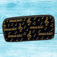 Gold and Black Music Bag/Pencil Case