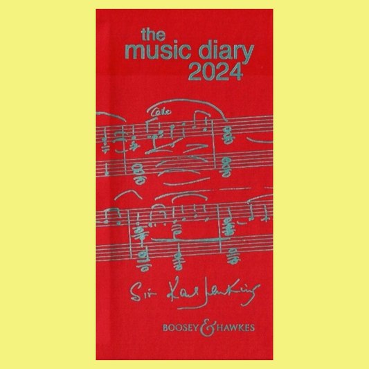 Boosey & Hawkes - Music Diary 2024 in Red