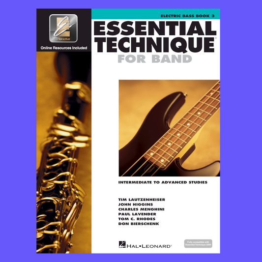 Essential Technique For Band - Book 3 Electric Bass (Book/ EEi Media)