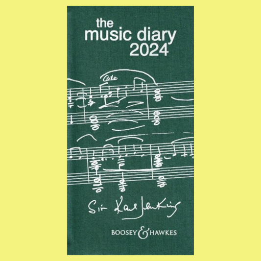Boosey & Hawkes - Music Diary 2024 in Green