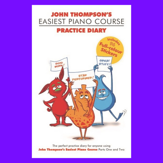 John Thompson's Easiest Piano Course - Practice Diary