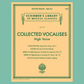 Collected Vocalises - High Voice Book