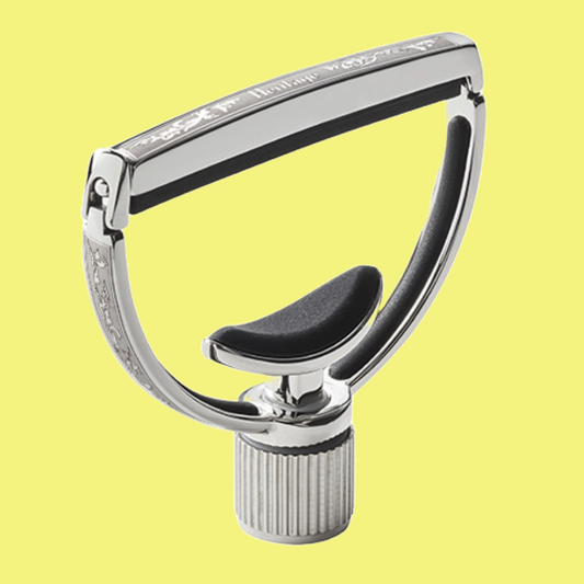 G7th Heritage Wide Silver Guitar Capo - Style 3