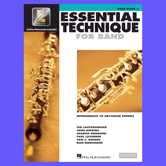 Essential Technique For Band - Book 3 Oboe (Book/ EEi Media)
