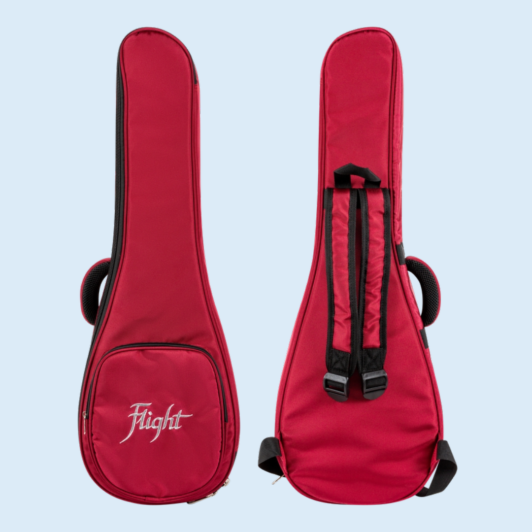 Flight A10QM Aqua Blue 10th Anniversary Tenor Ukulele with Deluxe Padded Gig Bag