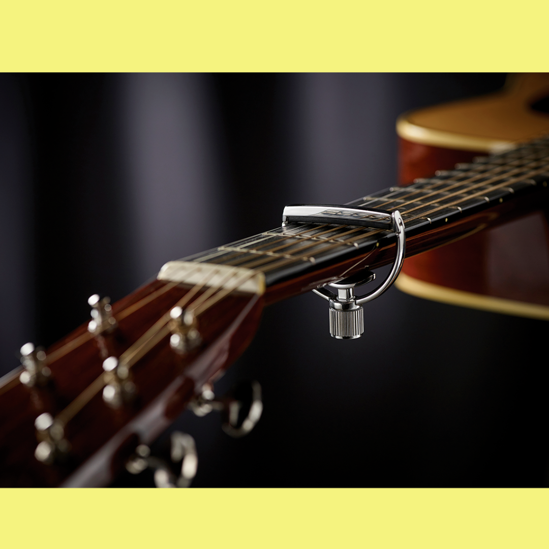 G7th Heritage Wide Silver Guitar Capo - Style 3