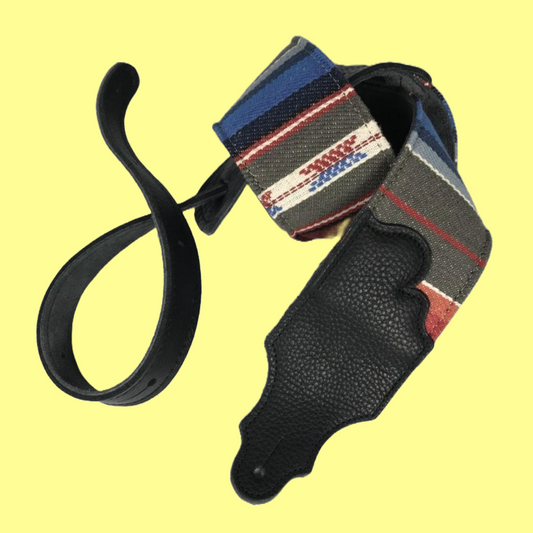 Franklin 3" Saddle Blanket Strap with Black Glove Leather Ends