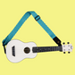 Flight S35 - Trail Blue Polyester Ukulele Strap