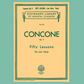 Concone - 50 Lessons Op. 9 Low Voice Book with Piano Accompaniment