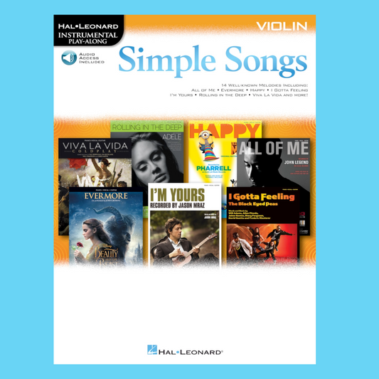 Simple Songs For Violin Play Along Book/Ola