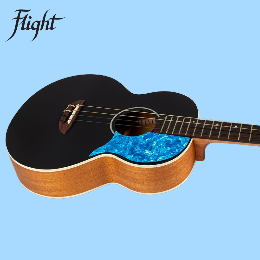 Flight IRISBK Baritone Ukulele with Deluxe Padded Gig Bag