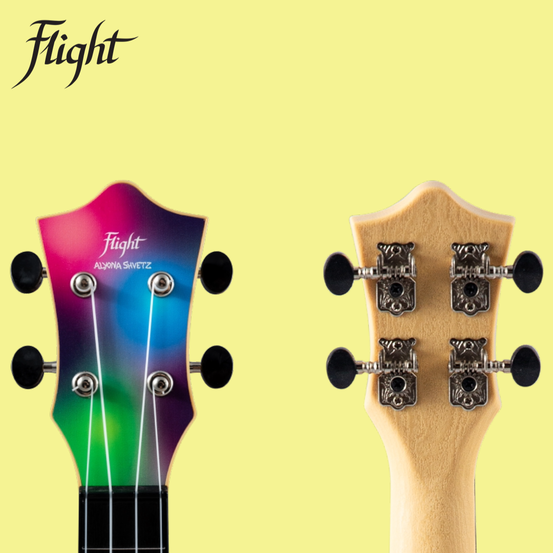 Flight TUS-Toxic Alyona Shvetz Travel Soprano Ukulele with Gig Bag