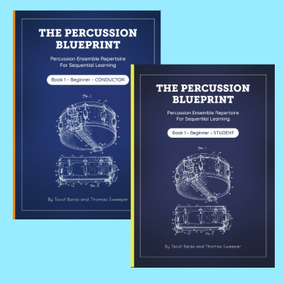 The Percussion Blueprint: Curriculum & Music - Student & Conductor Book 1 Bundle