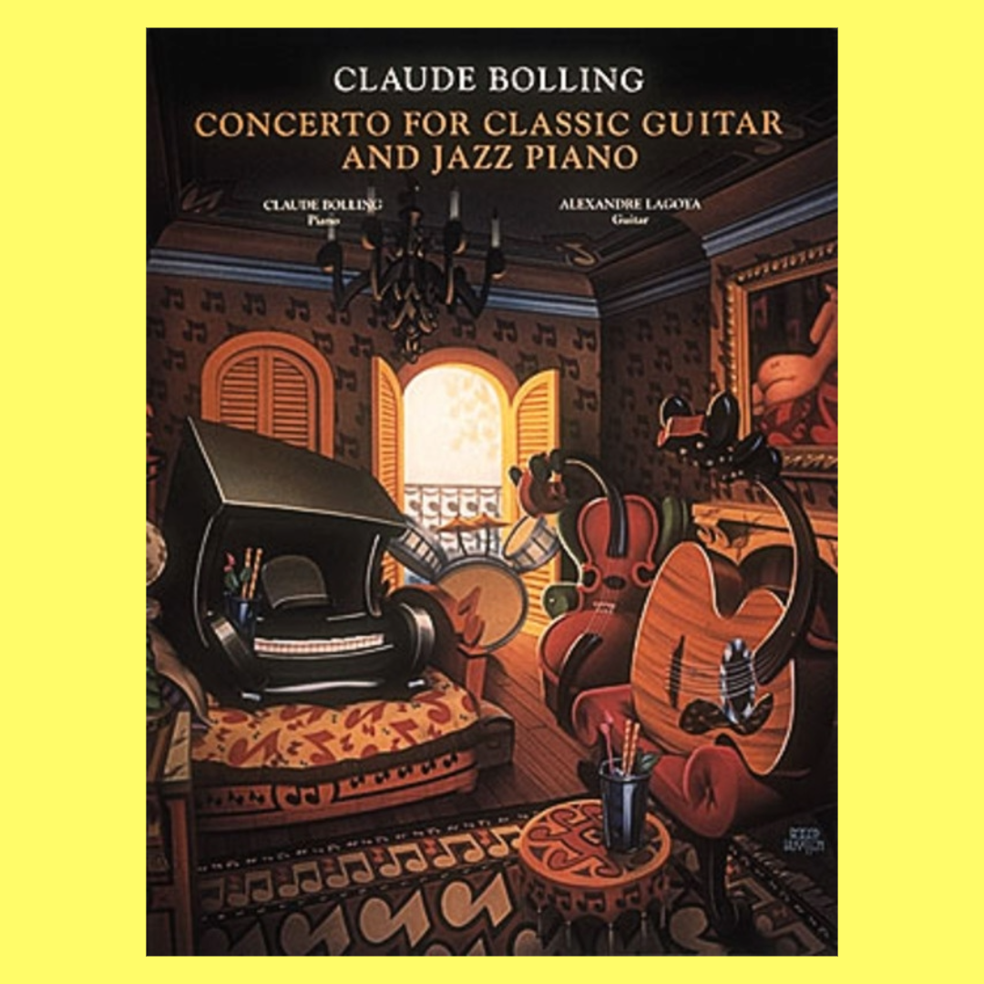 Claude Bolling - Concerto For Classic Guitar And Jazz Piano Transcriptions Book