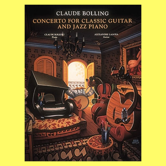 Claude Bolling - Concerto For Classic Guitar And Jazz Piano Transcriptions Book