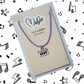 Music is Always The Answer Necklace - Piano/Keyboard (Purple)