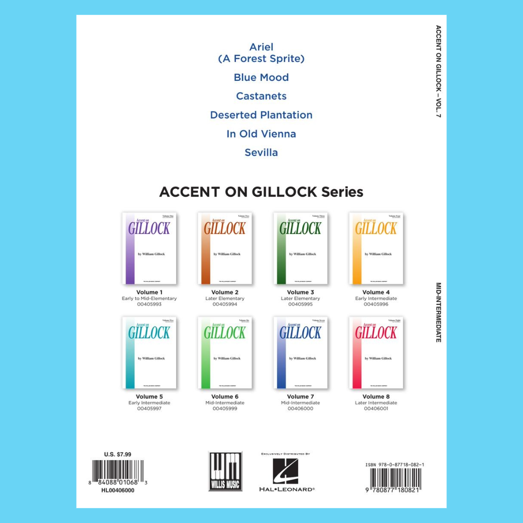 Accent On Solos - Level 2 De William Gillock » Partition Pour Piano