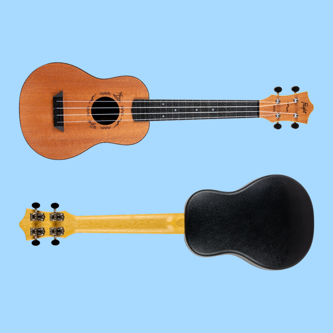 Flight TUC-53 Mahogany Travel Concert Ukulele with Gig Bag