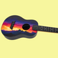 Flight TUC-EE Sunset Print Travel Concert Ukulele with Gig Bag