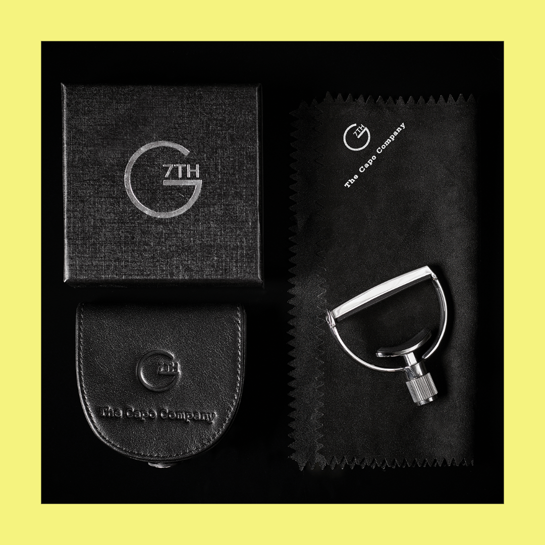 G7th Heritage Wide Silver Guitar Capo - Style 3