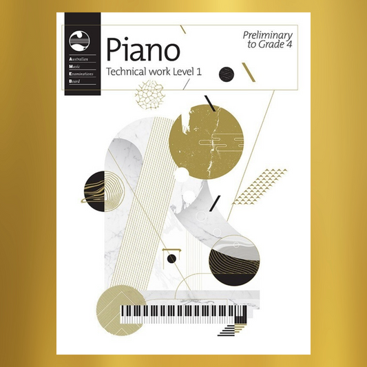 AMEB Piano Series 18 - Technical Work Level 1 Book (2018+)