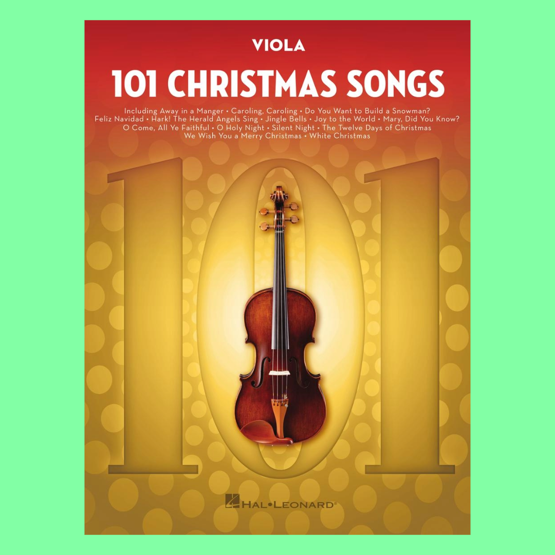 101 Christmas Songs For Viola Book