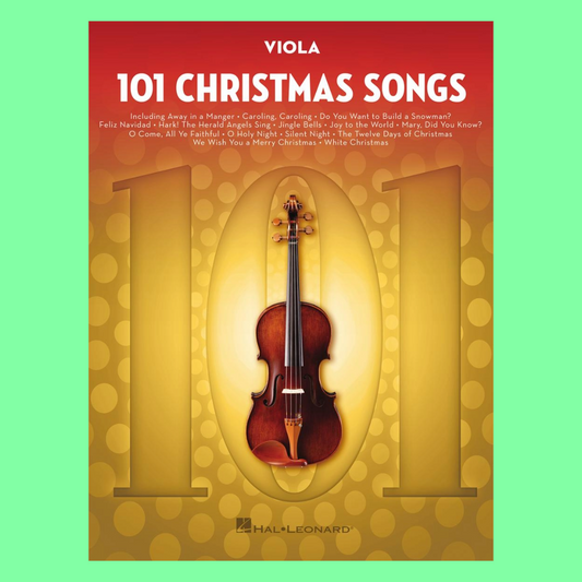 101 Christmas Songs For Viola Book