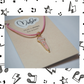 Music is Always The Answer Necklace - Microphone (Pink)